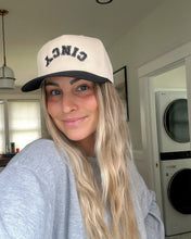 Load image into Gallery viewer, Cincy Flipped Vintage Style Snapback - Black