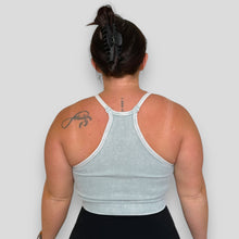 Load image into Gallery viewer, Dusty Green - Ribbed Acid Wash Tank Top