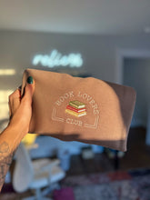 Load image into Gallery viewer, Book Lovers Crewneck - Brown Sugar 📚