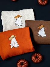 Load image into Gallery viewer, 💨 Smokin' Ghost Embroidered Crewneck (Multiple Colors)