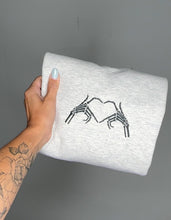 Load image into Gallery viewer, 🫶🏽 Gen Z Heart Hands Embroidered Crewneck (Multiple Colors)