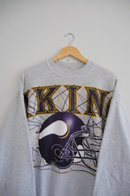 Load image into Gallery viewer, XL - Vintage Minnesota Vikings Spellout Crewneck