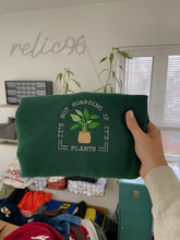 Load image into Gallery viewer, 🪴"It's Not Hoarding If It's Plants" Embroidered Crewneck