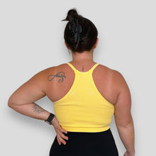 Load image into Gallery viewer, Light Yellow - Ribbed Acid Wash Tank Top