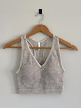 Load image into Gallery viewer, Sleet - Ribbed Acid Wash Tank Top