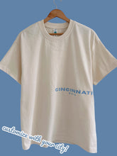Load image into Gallery viewer, Custom City/State Boxy T-Shirt - Cream