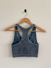 Load image into Gallery viewer, Blackberry - Ribbed Acid Wash Tank Top
