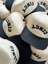 Load image into Gallery viewer, Cincy Flipped Vintage Style Snapback - Black