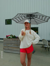 Load image into Gallery viewer, espresso martini crewneck with an iced coffee