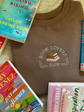 Load image into Gallery viewer, Book Lovers Crewneck - Brown Sugar 📚