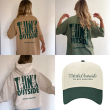 Load image into Gallery viewer, "Think Outside - No Box Required" T-Shirt - Burro