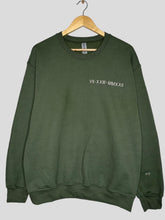 Load image into Gallery viewer, custom embroidered roman numeral date on crewneck