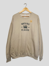 Load image into Gallery viewer, XL - North Pole Alaska Embroidered Crewneck
