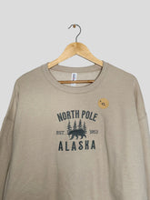Load image into Gallery viewer, XL - North Pole Alaska Embroidered Crewneck