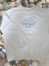 Load image into Gallery viewer, "Easily Distracted by Shells" Linen Balloon Sleeve Crewneck 🐚