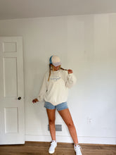 Load image into Gallery viewer, "Easily Distracted by Shells" Linen Balloon Sleeve Crewneck 🐚