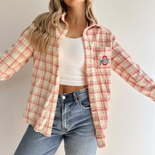 Load image into Gallery viewer, S - Ohio State Buckeyes Split Dyed Flannel