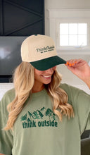 Load image into Gallery viewer, "Think Outside, No Box Required" Vintage Style Snapback