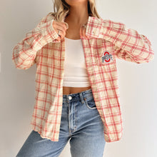 Load image into Gallery viewer, S - Ohio State Buckeyes Split Dyed Flannel