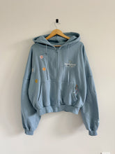 Load image into Gallery viewer, S/M - Floral Healed People Embroidered Zip Up