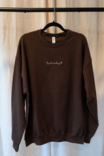 Load image into Gallery viewer, "Just Existing" Crewneck - Chocolate