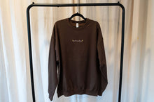 Load image into Gallery viewer, "Just Existing" Crewneck - Chocolate