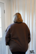 Load image into Gallery viewer, "Just Existing" Crewneck - Chocolate