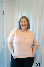 Load image into Gallery viewer, "Just Existing" Crop Top - Peach