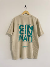 Load image into Gallery viewer, Cincy T-Shirt - Cream &amp; Teal
