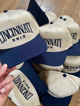 Load image into Gallery viewer, Cincinnati, Ohio Vintage Style Snapback (Blue)

