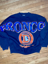 Load image into Gallery viewer, XL - Vintage Denver Broncos Spellout Crewneck *Rare
