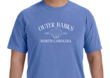 Load image into Gallery viewer, Outer Banks North Carolina custom embroidery t-shirt comfort colors
