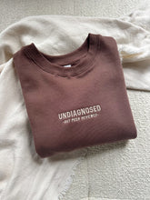 Load image into Gallery viewer, &quot;Undiagnosed, But Peer Reviewed&quot; Embroidered Crewneck
