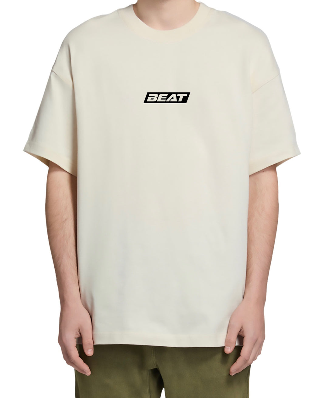 Beat Box Logo T-Shirt - Cream