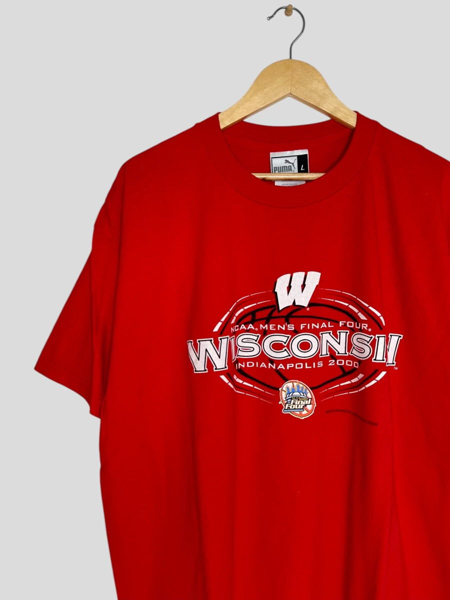 XL - Vintage Wisconsin Badgers 2000 Final Four T-Shirt