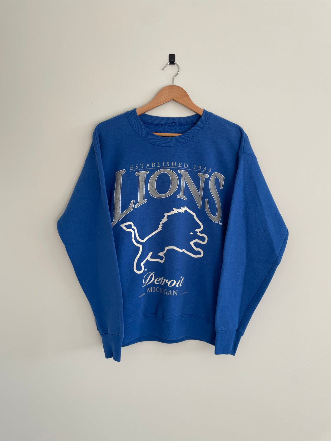 M - Vintage Detroit Lions Nutmeg Crewneck (Rare)