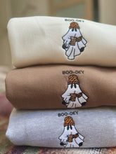 Load image into Gallery viewer, 👻 Boo-Dey Ghost Embroidered Crewneck (Multiple Colors)
