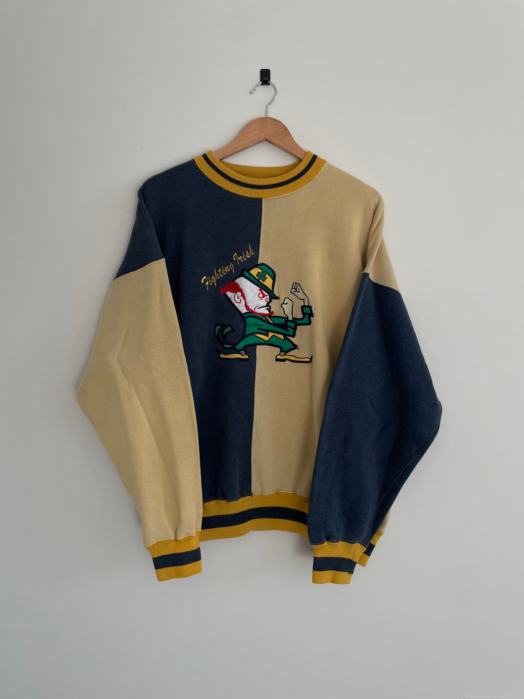 XL - Vintage Notre Dame Crewneck
