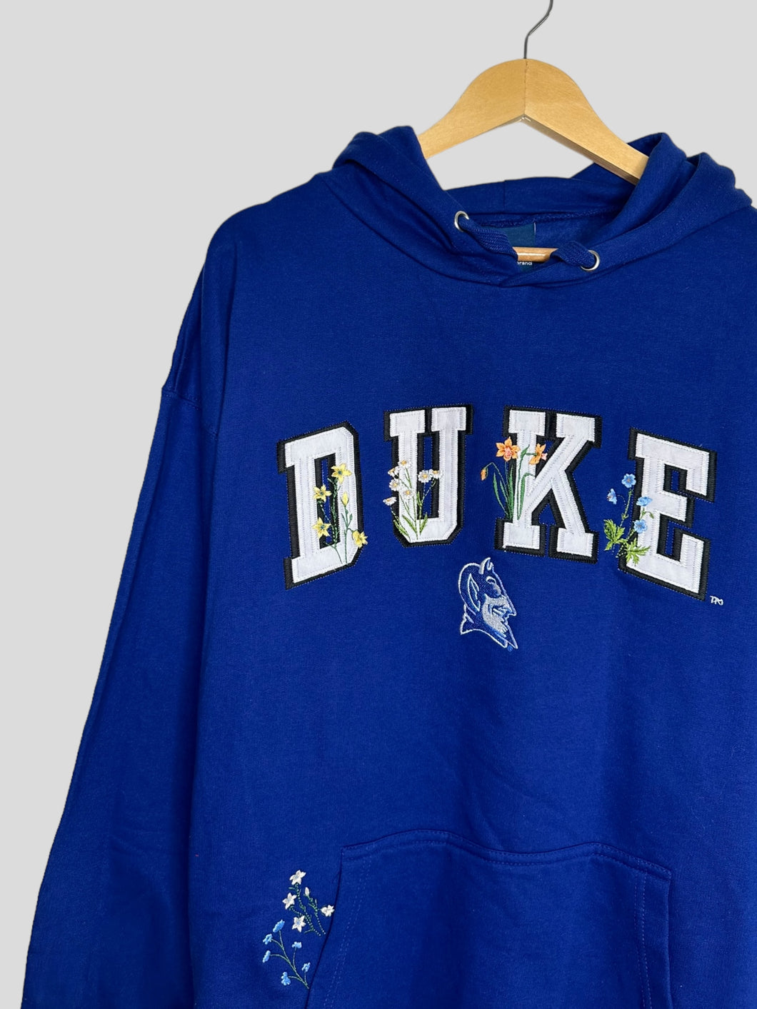 XL - Duke Blue Devils Floral Hoodie