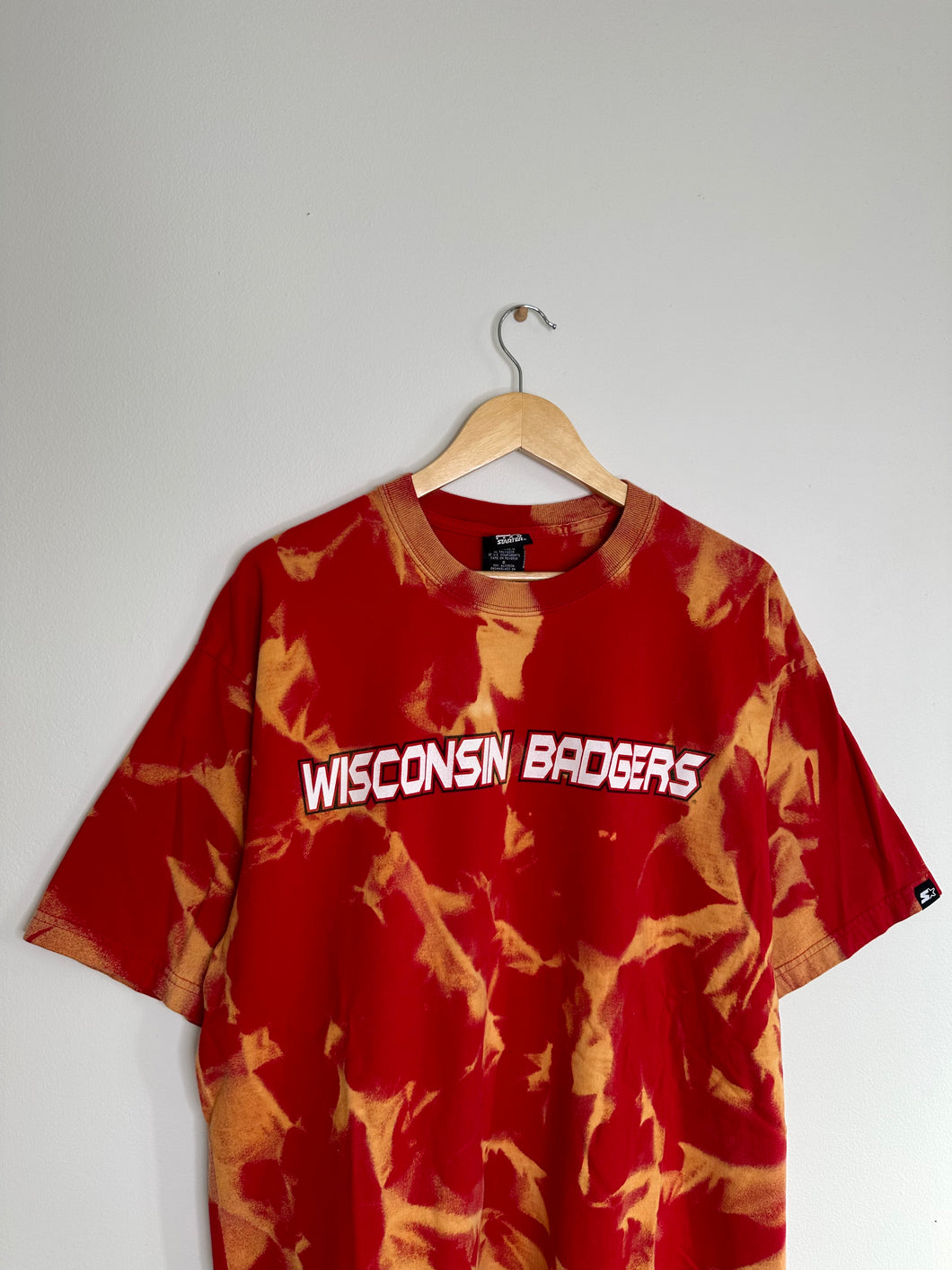 L - Vintage Wisconsin Badgers Doube-Sided T-Shirt