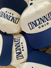 Load image into Gallery viewer, Cincinnati, Ohio Vintage Style Snapback (Blue)
