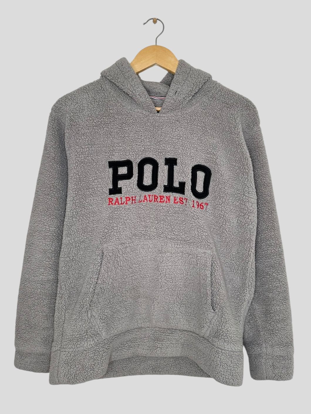 S - Vintage Polo Fleece Hoodie