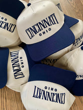 Load image into Gallery viewer, Cincinnati, Ohio Vintage Style Snapback (Blue)
