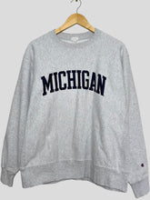 Load image into Gallery viewer, L - Vintage Michigan Wolverines Reverse Weave Crewneck
