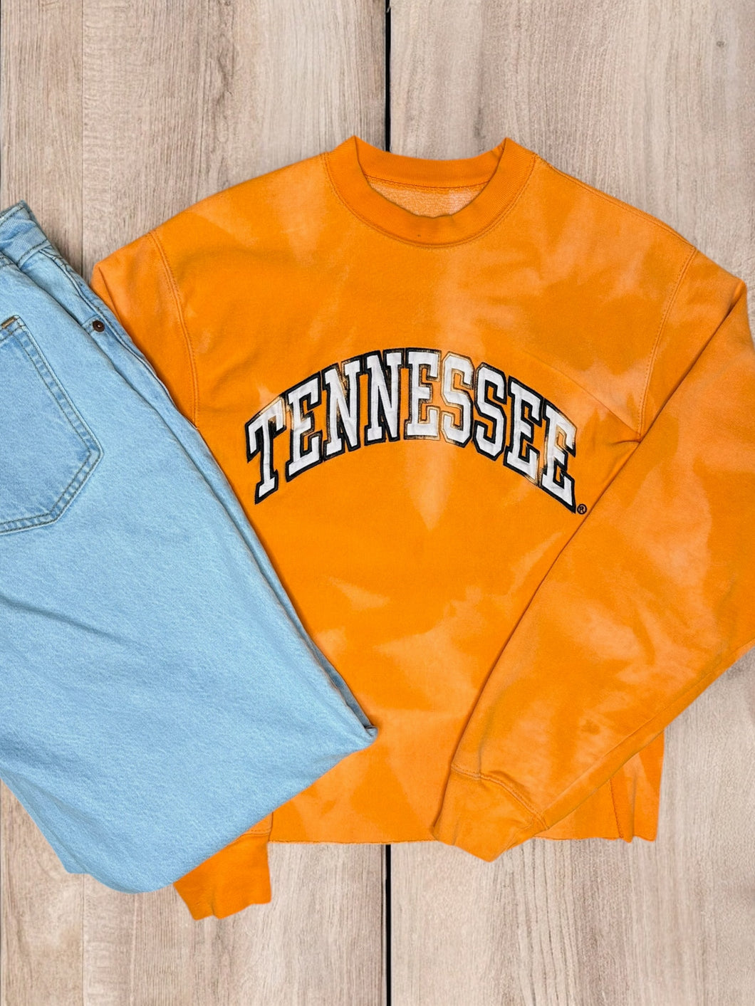 S - Vintage Tennessee Volunteers Crop Crewneck