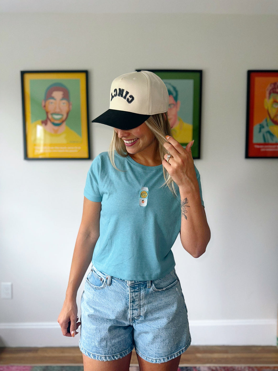 Hard Seltzer Crop Top - Aqua