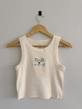 Load image into Gallery viewer, Cincy Racket Tennis Ribbed Tank (Cream)
