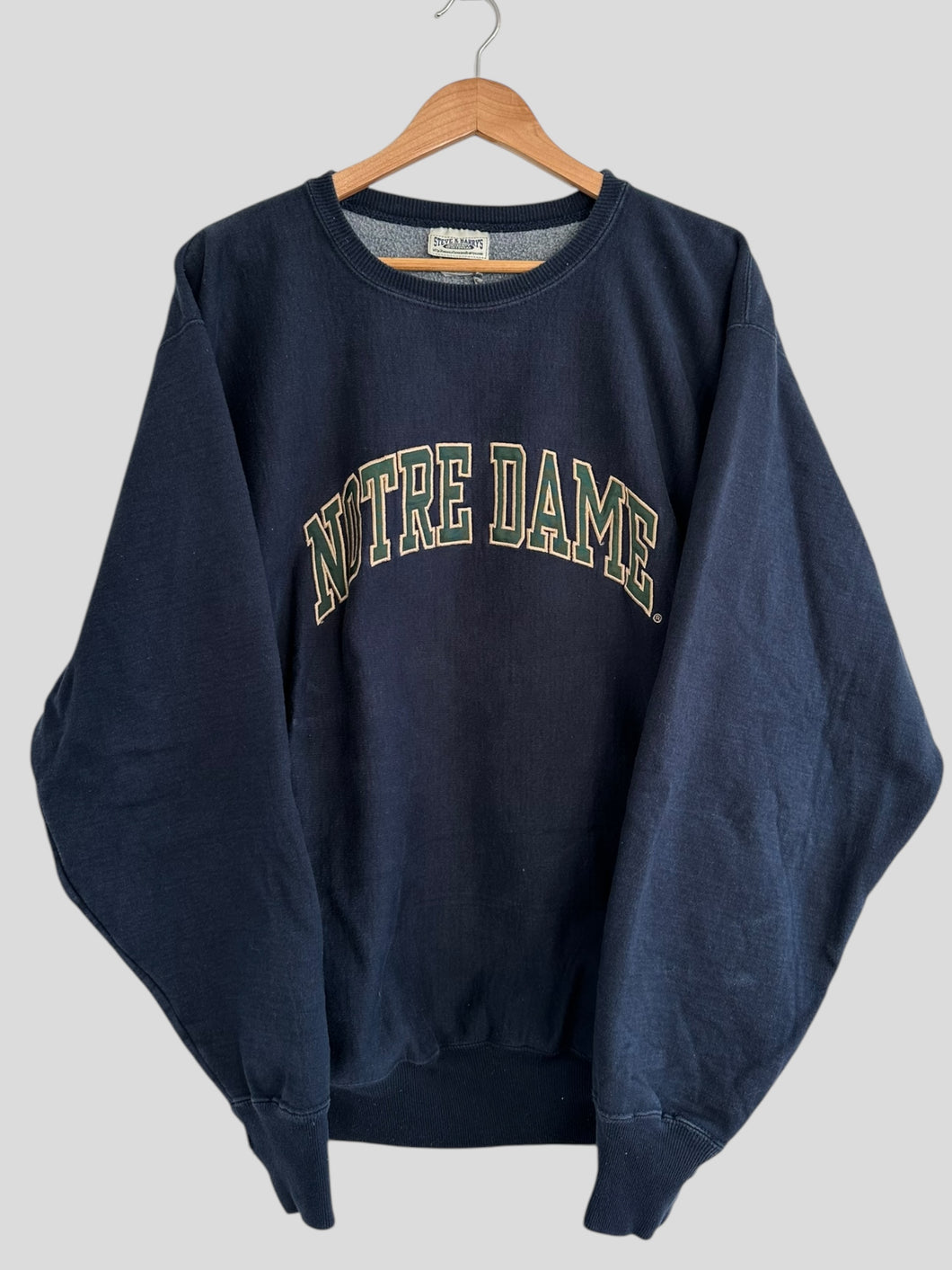 XL - Vintage Notre Dame Crewneck