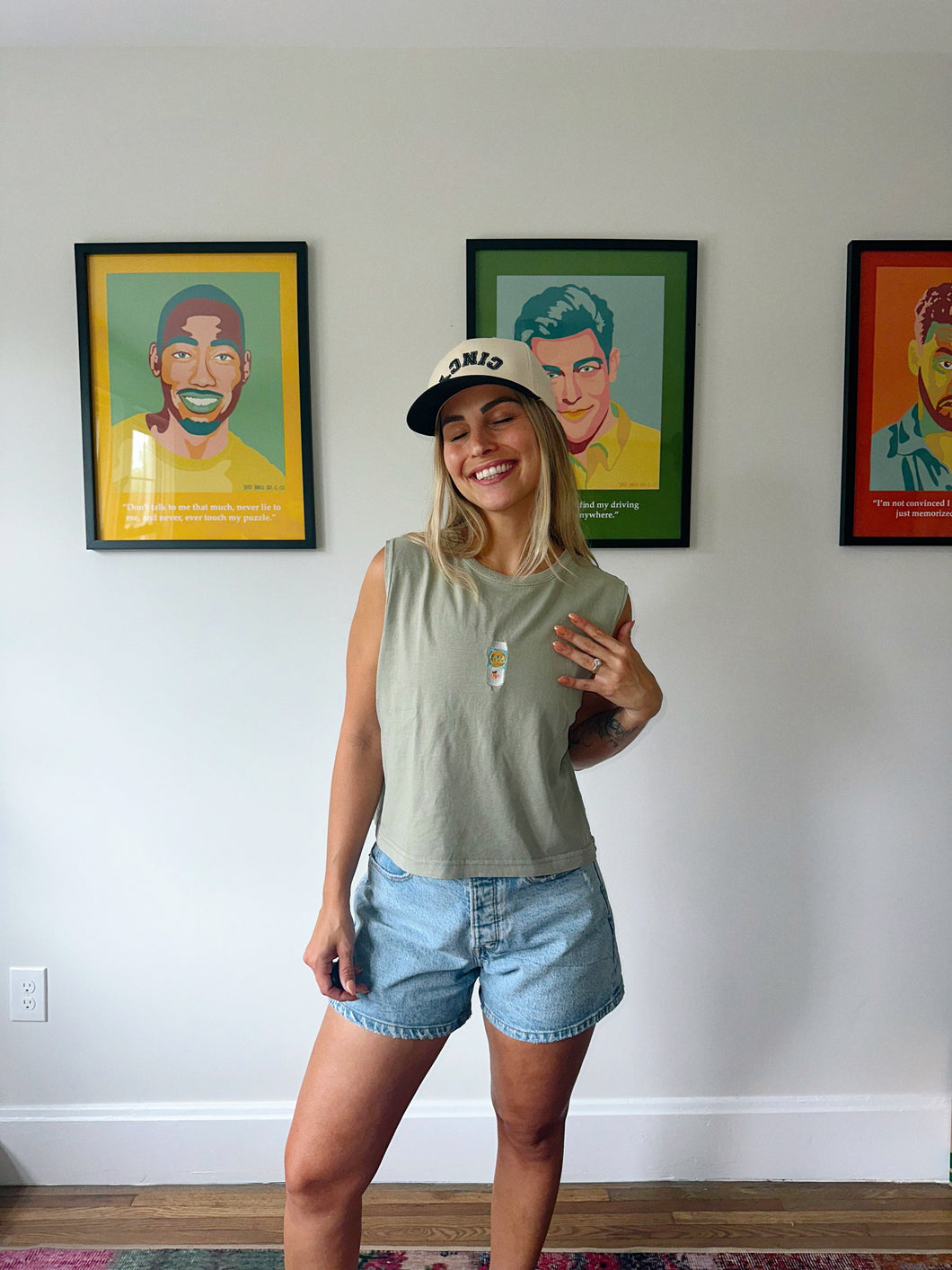 Hard Seltzer Tank Top - Sage