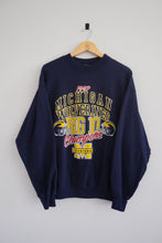 Load image into Gallery viewer, M/L - Vintage Michigan Wolverines 1997 Big Ten Champs Crewneck (Double-Sided)
